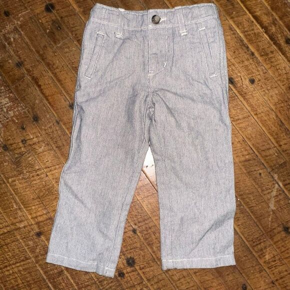 Children’s Place dapper little man 2T black & white slacks - Picture 1 of 3